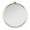 Safavieh 26 x 1.2 x 26 in. Donzel Mirror, Brass & Clear SFV2523A